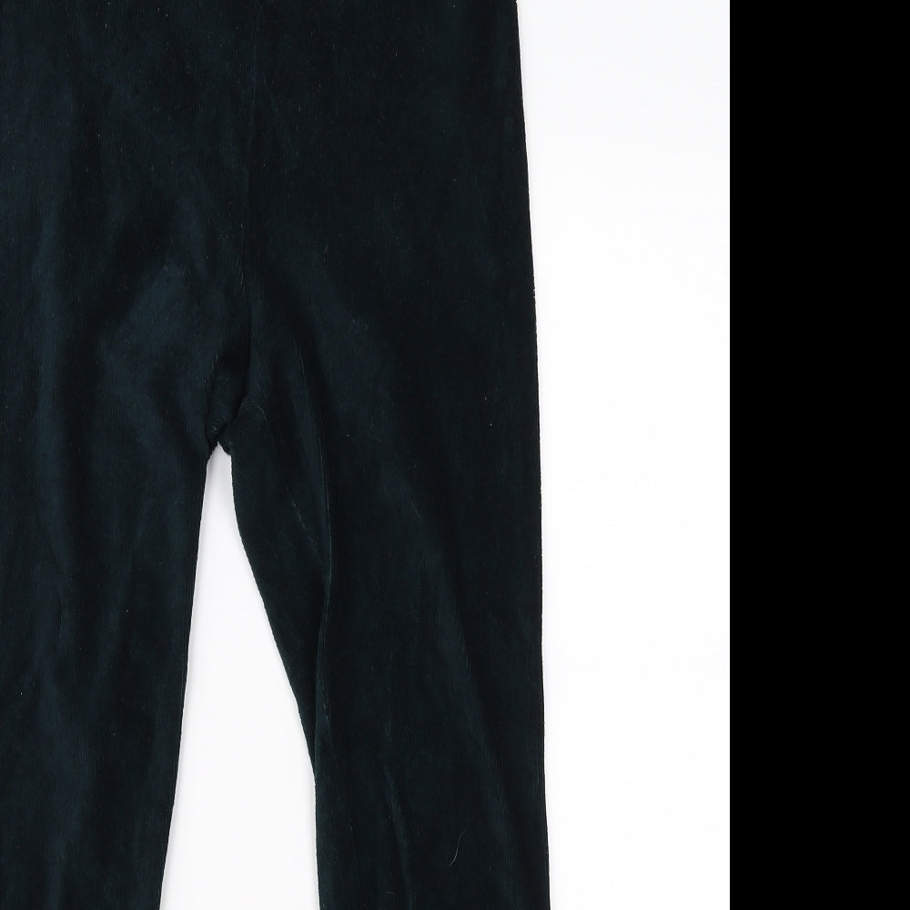 Womens UK Size 14 Marks and Spencer Regular Fit  Green Trousers