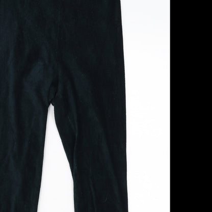Womens UK Size 14 Marks and Spencer Regular Fit  Green Trousers