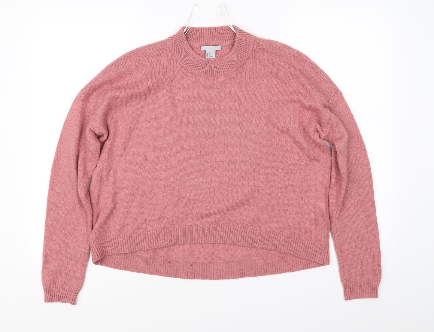 H&M Womens Pink   Pullover Jumper Size 8