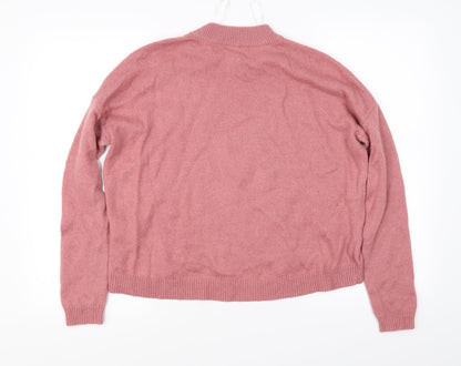 H&M Womens Pink   Pullover Jumper Size 8