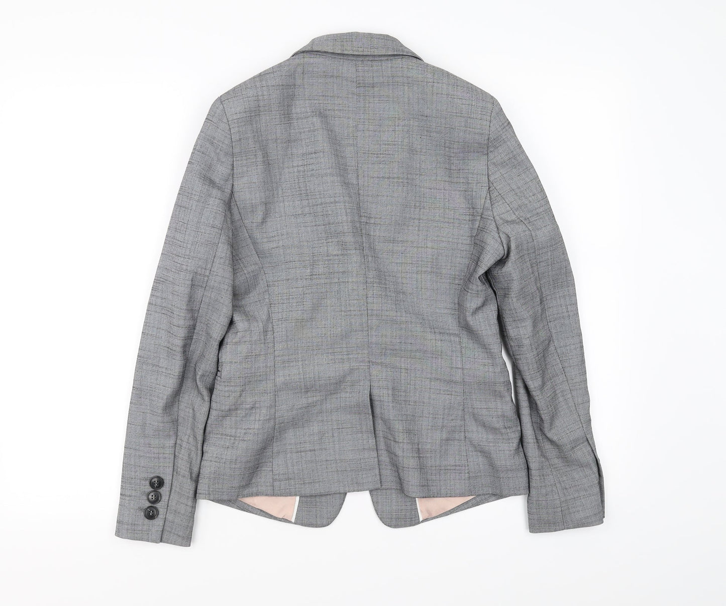 NEXT Womens Grey Check  Jacket Blazer Size 6