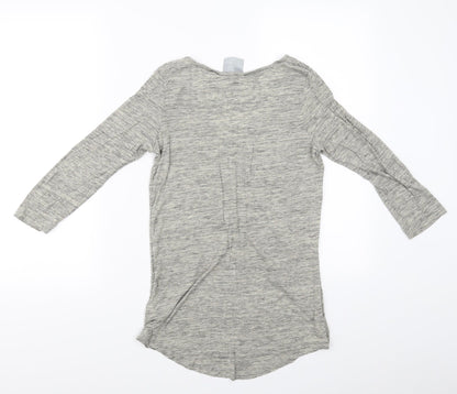 Womens UK Size 8 NEXT Grey Basic T-Shirt