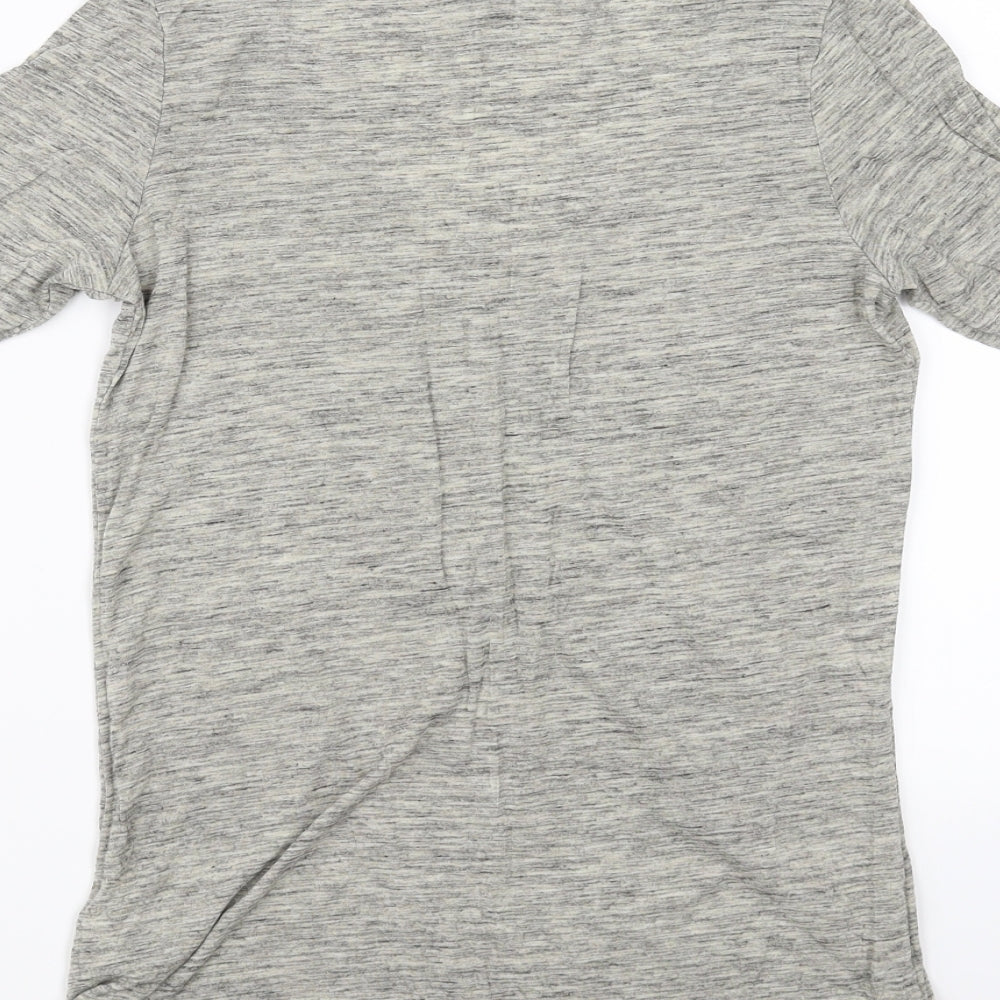 Womens UK Size 8 NEXT Grey Basic T-Shirt