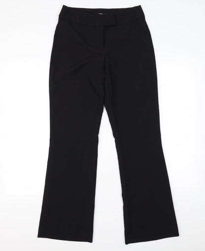 George Womens Black   Trousers  Size 8 L28 in