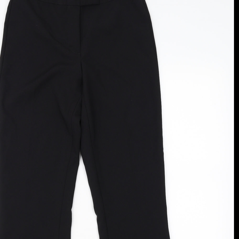 George Womens Black   Trousers  Size 8 L28 in