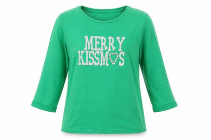 Front view of Papaya women’s green jumper, size M