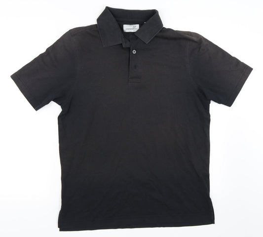 Ashworth Mens Black    Polo Size XS