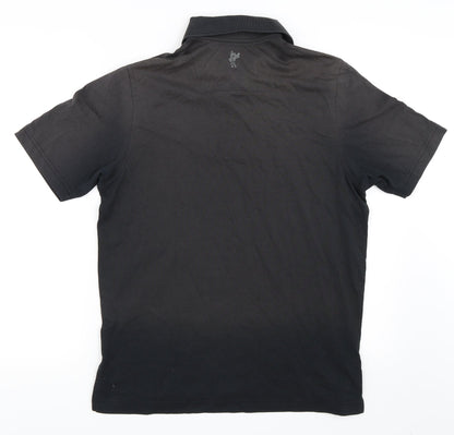 Ashworth Mens Black    Polo Size XS