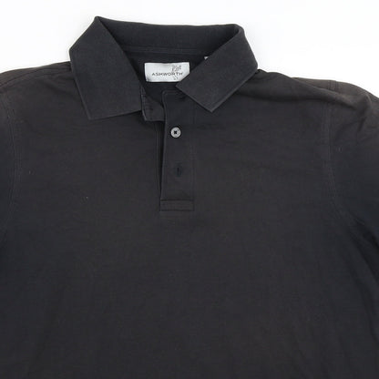 Ashworth Mens Black    Polo Size XS