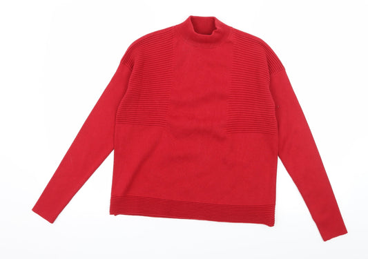 Very Womens Red  Knit Pullover Jumper Size 8