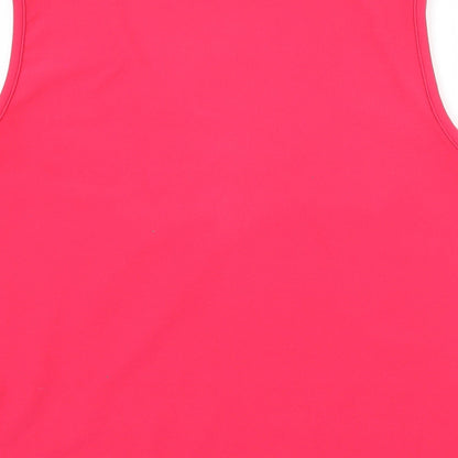 Atmosphere Womens Pink Striped Jersey Basic Tank Size 14