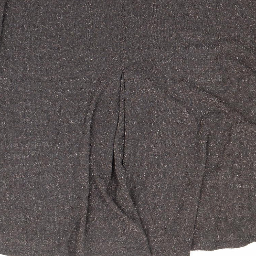 Womens UK Size 8 NEXT Brown Basic Blouse