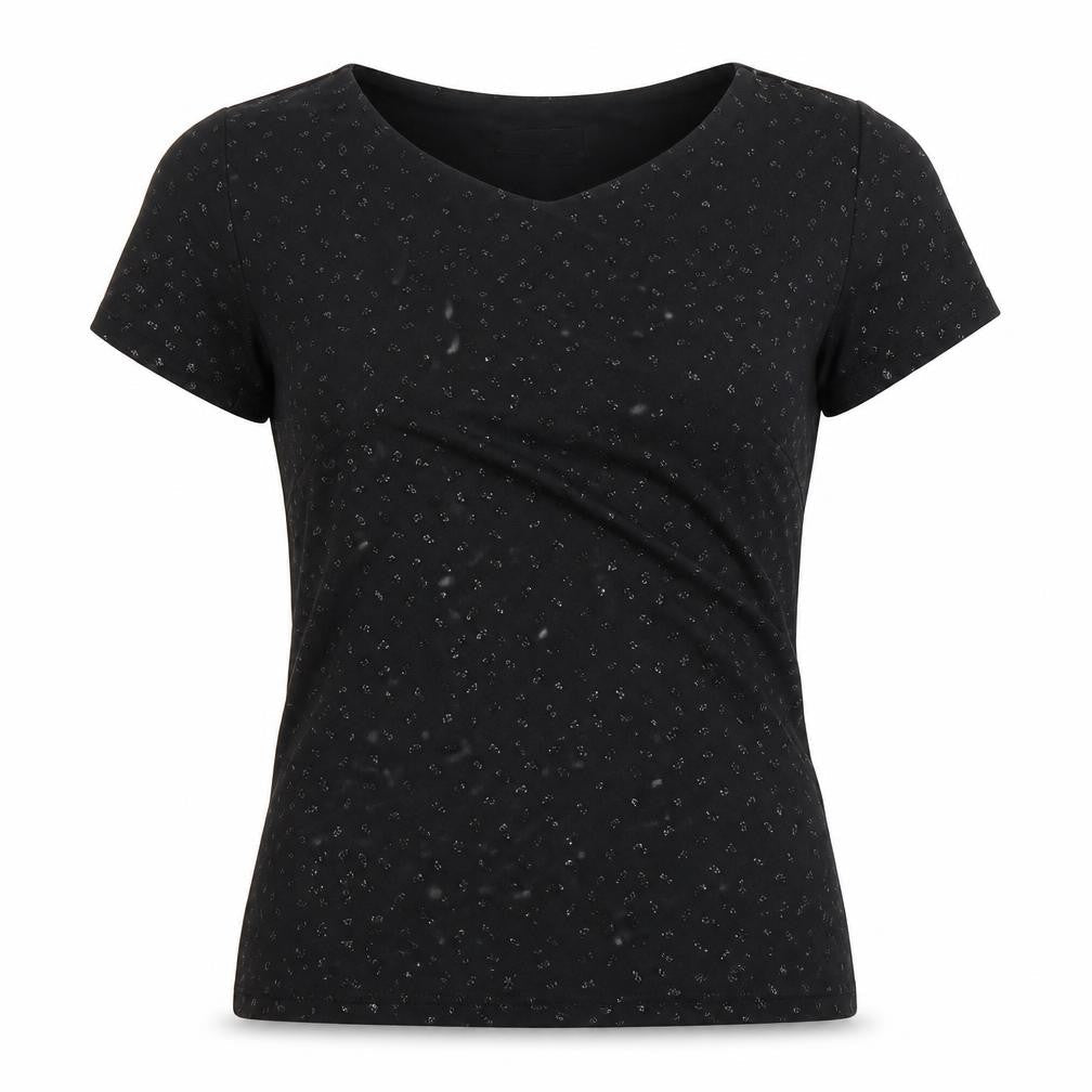 Womens UK Size 12 BHS Black Basic Blouse