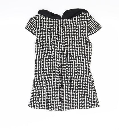 Womens UK Size 8 Monsoon Black Basic Blouse