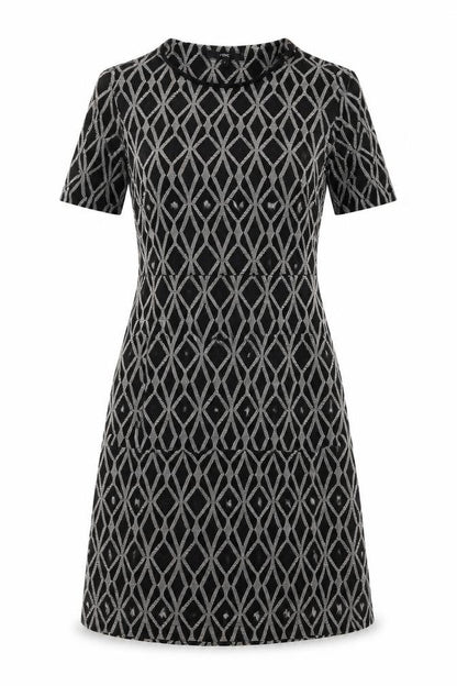 NEXT Womens Grey Argyle/Diamond  A-Line  Size 6