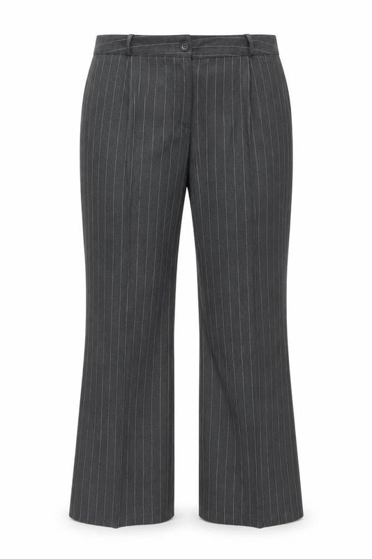 Womens UK Size 20 Preworn Regular Fit  Grey Trousers