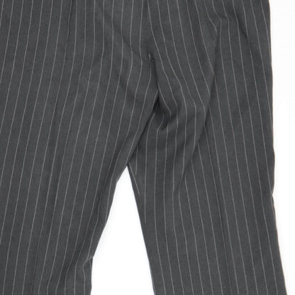 Womens UK Size 20 Preworn Regular Fit  Grey Trousers