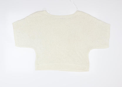 TU Womens White   Pullover Jumper Size 14