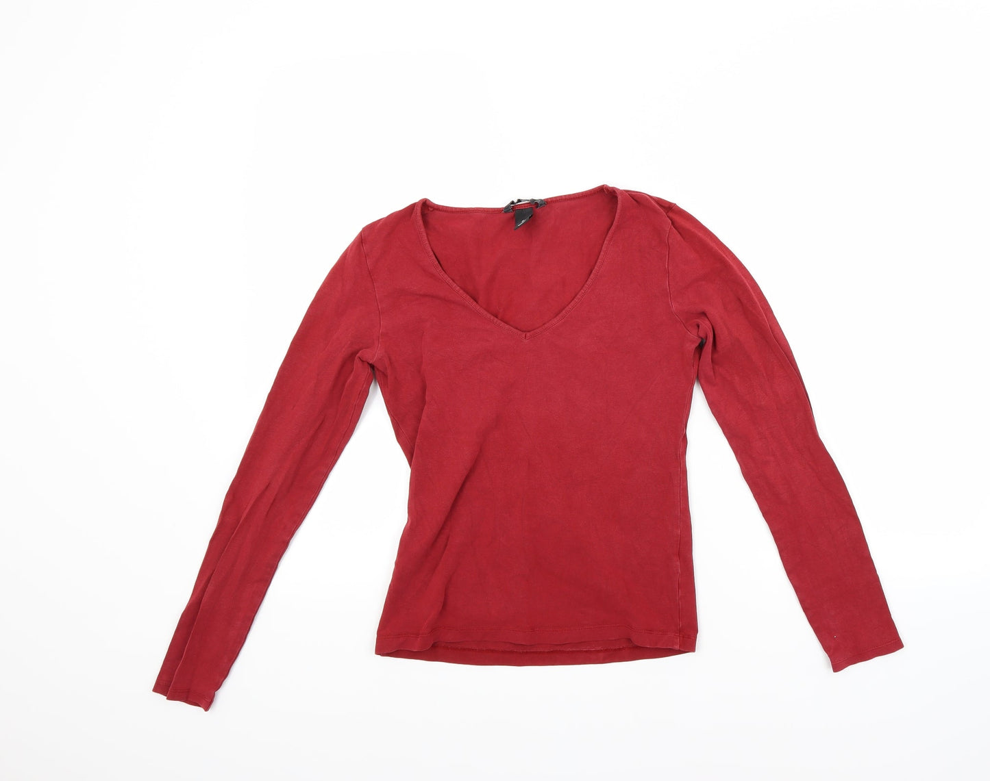 H&M Womens Red   Pullover Sweatshirt Size S