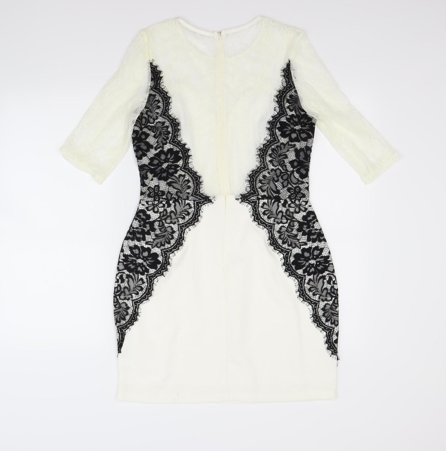 Missguided Womens White   A-Line  Size 12