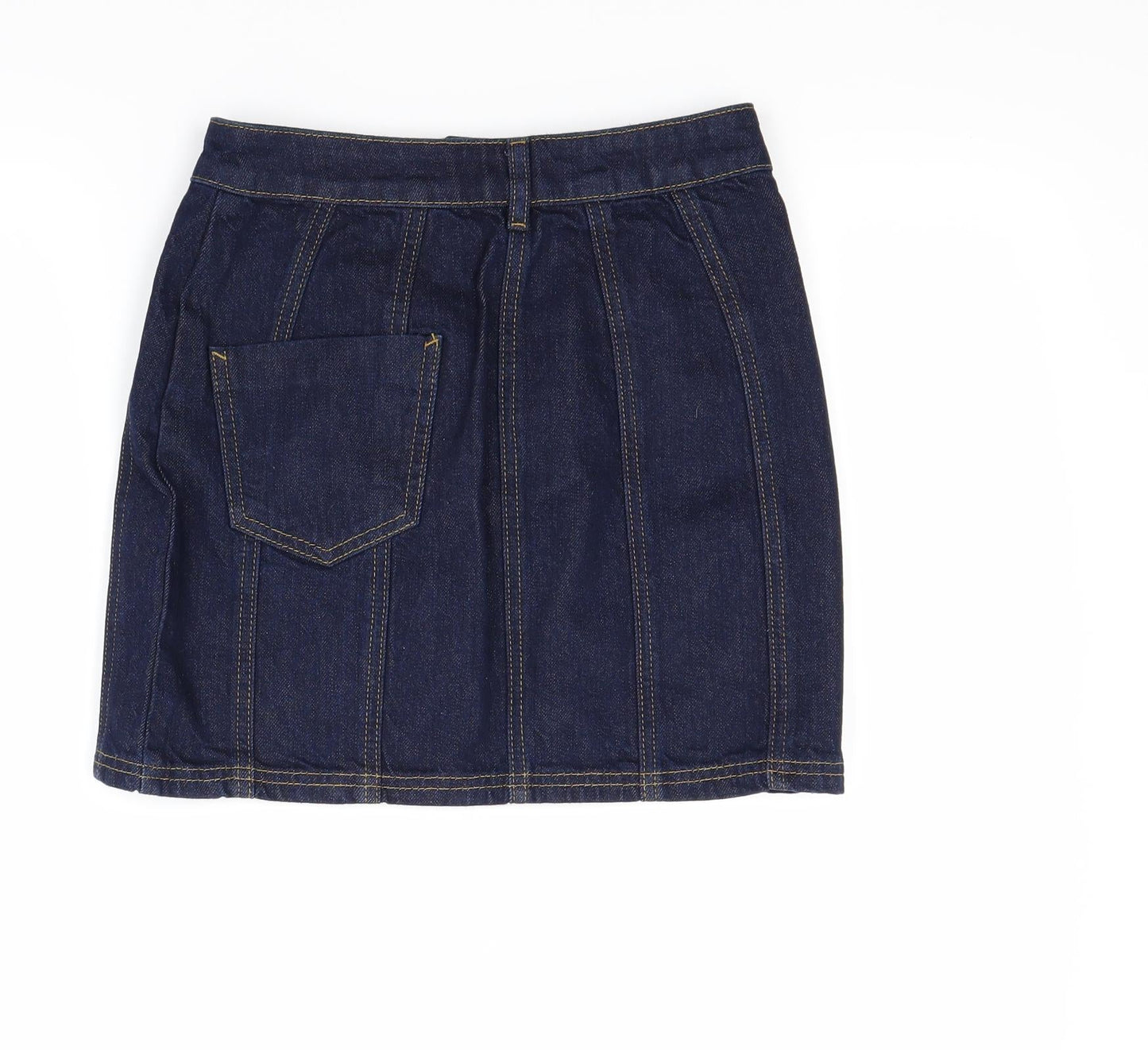 ASOS Womens Blue  Denim Mini Skirt Size 6