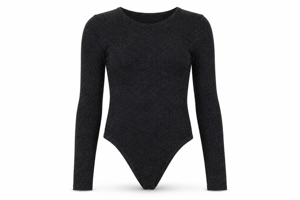 Front view of Primark women’s black henley jumper, size XS