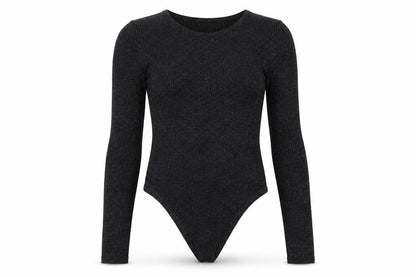 Front view of Primark women’s black henley jumper, size XS