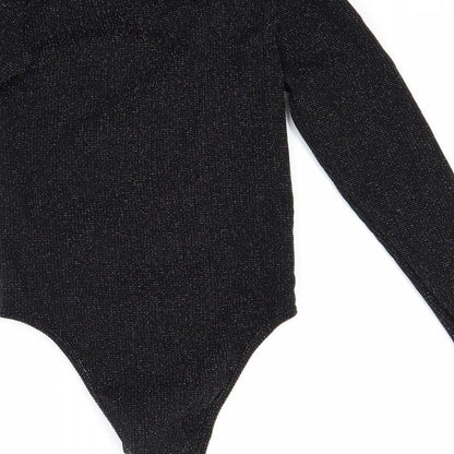 Primark Womens Black   Henley Jumper Size XS