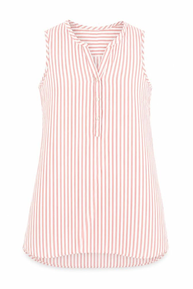 Womens UK Size 12 Papaya Red Basic Button-Up