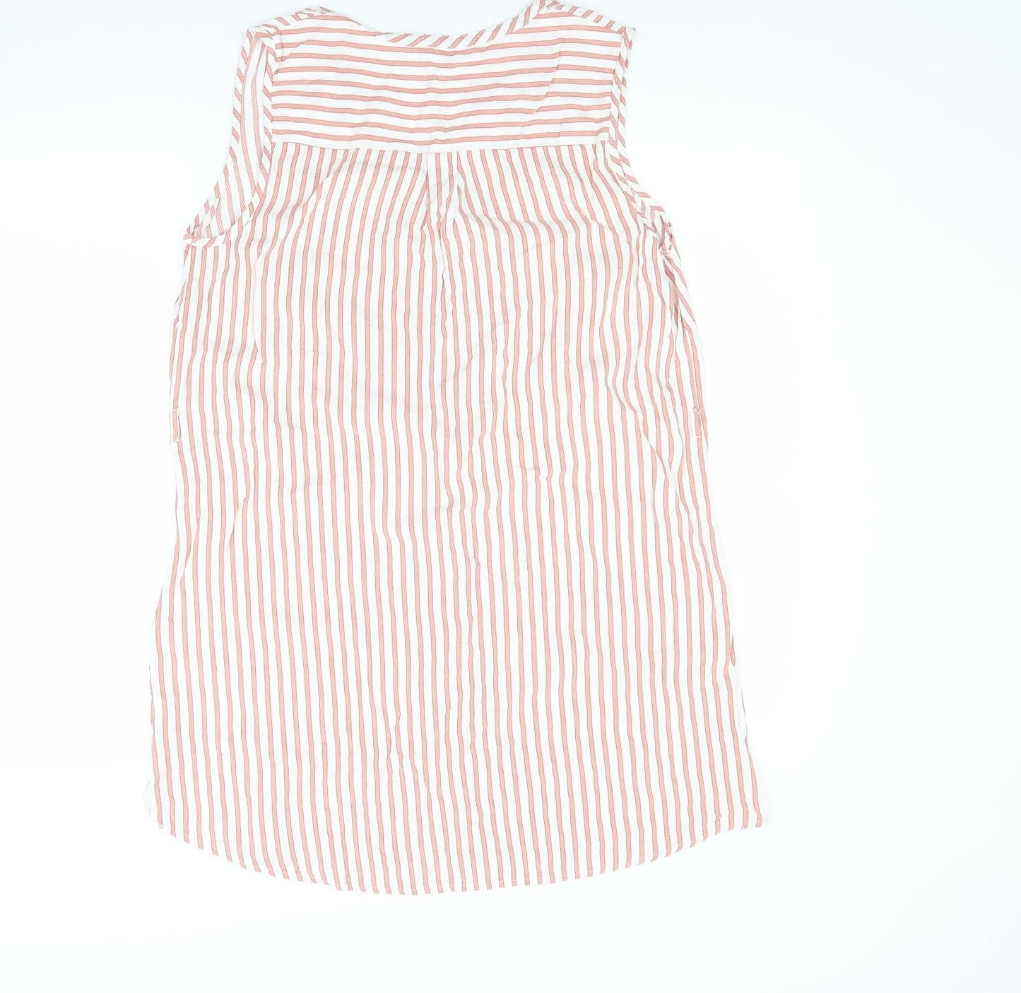 Womens UK Size 12 Papaya Red Basic Button-Up
