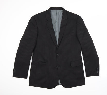 Mens UK Size 40 Taylor & Wright Regular Black Suit Jacket