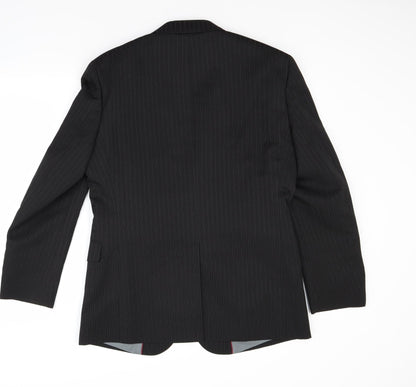 Mens UK Size 40 Taylor & Wright Regular Black Suit Jacket