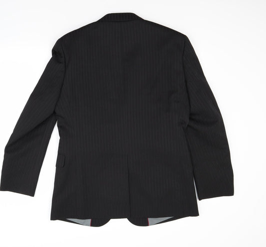 Mens UK Size 40 Taylor & Wright Regular Black Suit Jacket