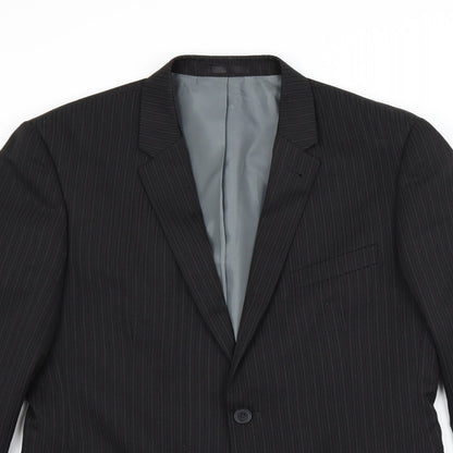 Mens UK Size 40 Taylor & Wright Regular Black Suit Jacket