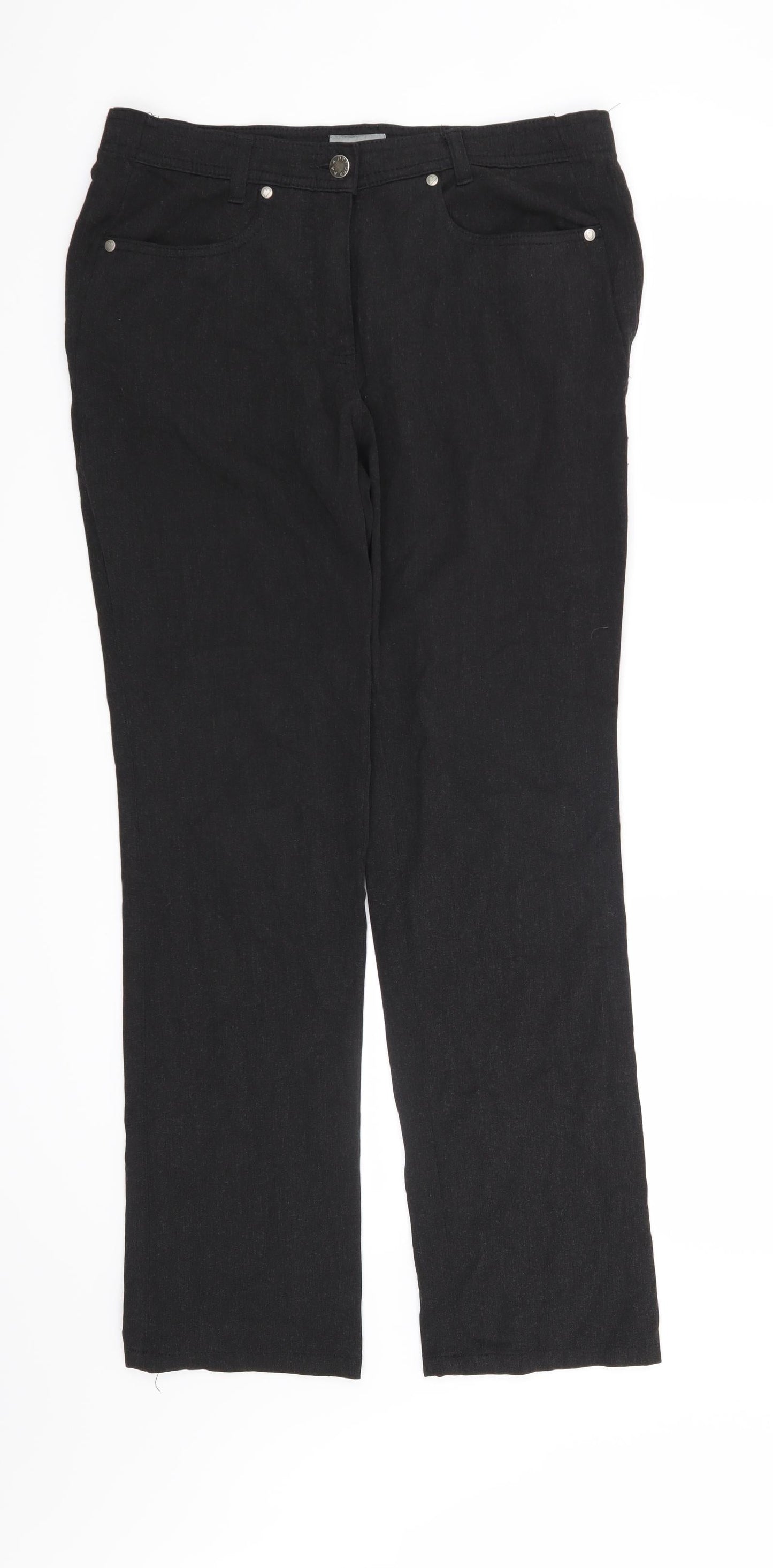 Womens UK Size 8 Per Una Regular Fit  Grey Trousers