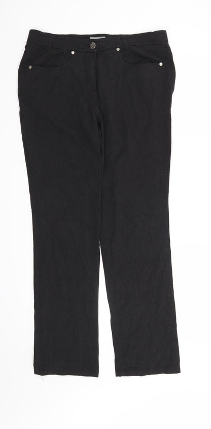 Womens UK Size 8 Per Una Regular Fit  Grey Trousers
