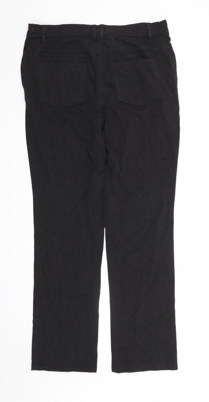 Womens UK Size 8 Per Una Regular Fit  Grey Trousers