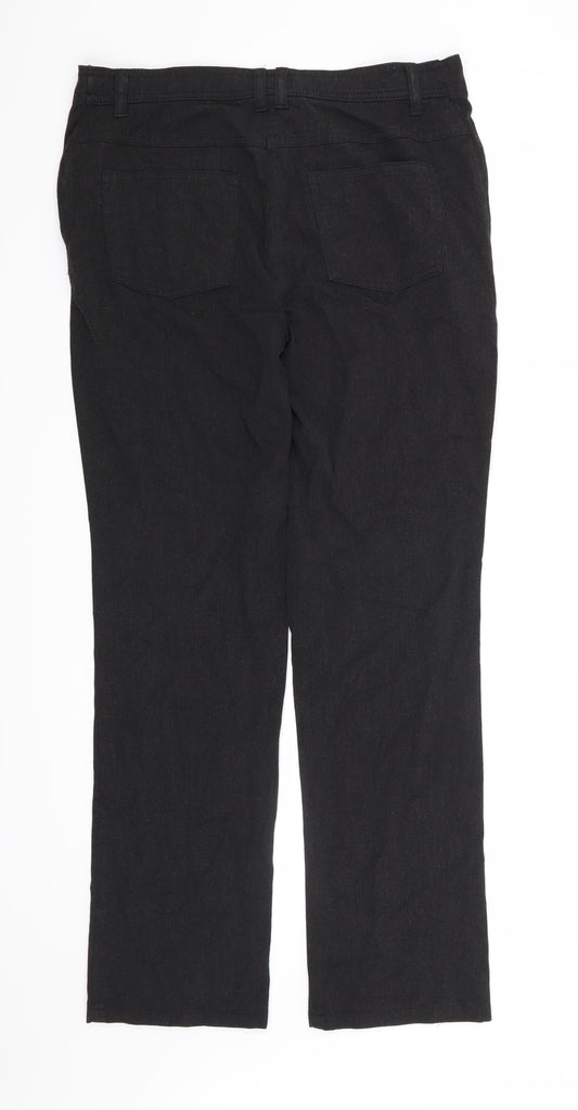 Per Una Womens Grey   Trousers  Size 8 L30 in