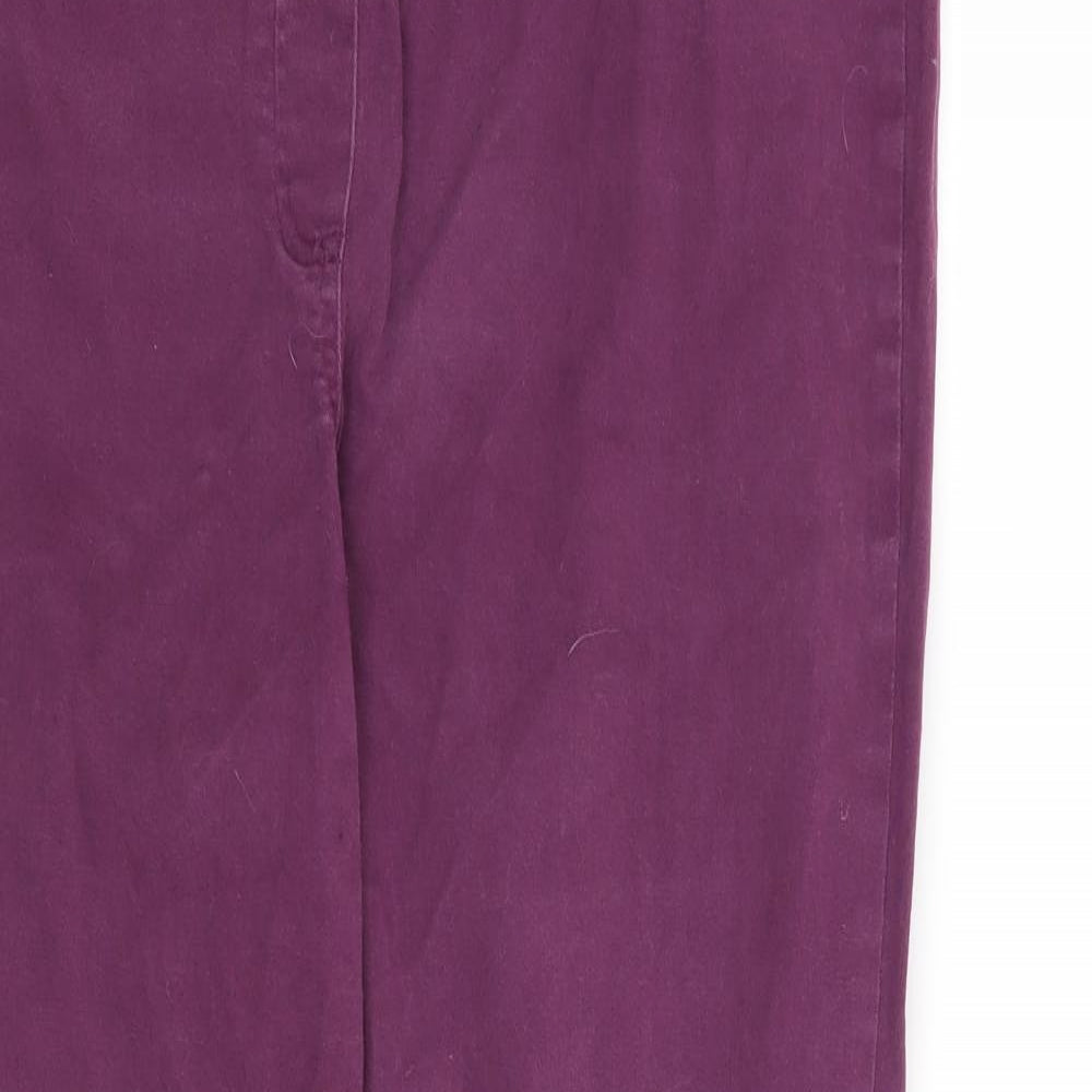 Womens UK Size 36 in Preworn Regular Fit Straight Purple Jeans