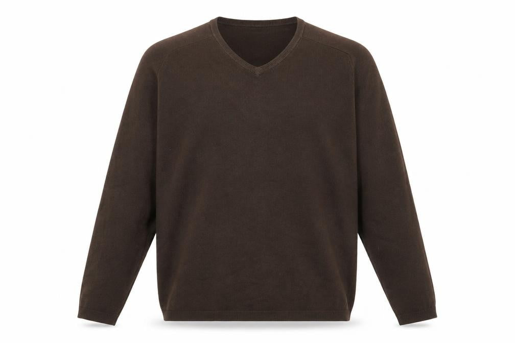 Mens UK Size L Autograph Brown Pullover Jumper