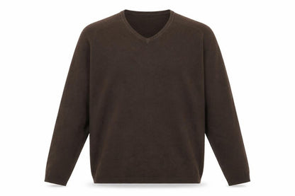 Mens UK Size L Autograph Brown Pullover Jumper