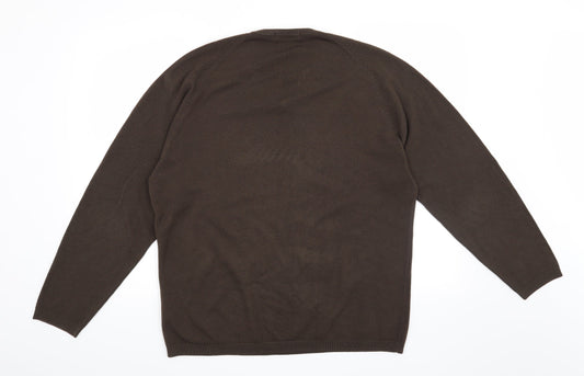 Autograph Mens Brown   Pullover Jumper Size L
