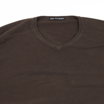 Autograph Mens Brown   Pullover Jumper Size L