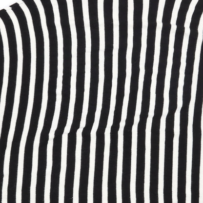 Atmosphere Womens Black Striped  Pullover Jumper Size 14