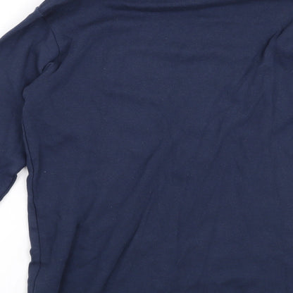 Mens UK Size S Preworn Blue Pullover Sweatshirt