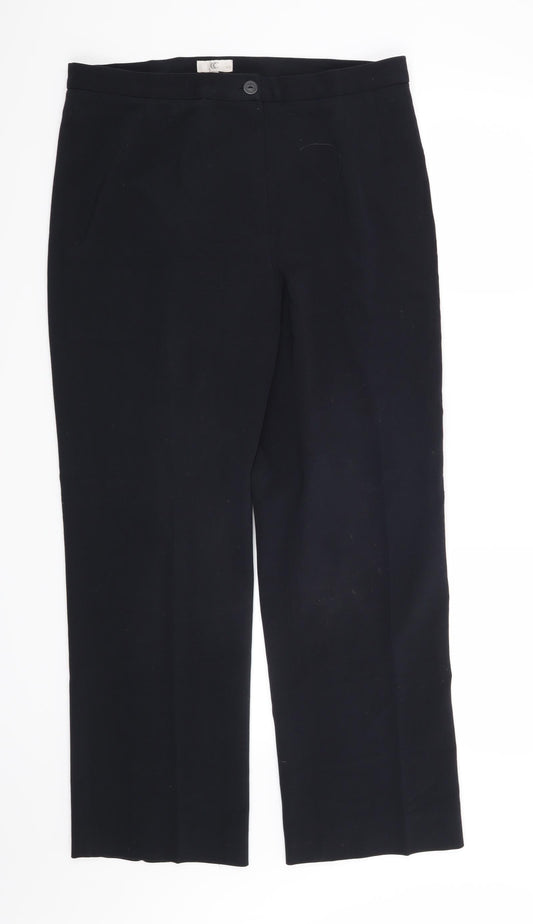 CC Womens Blue   Trousers  Size 14 L29 in