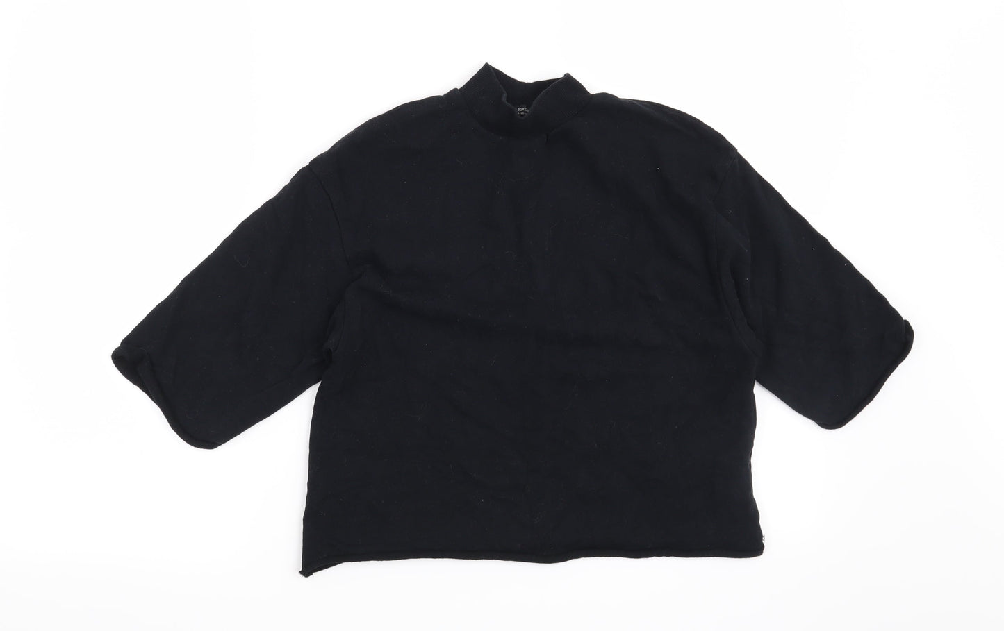 Bershka Womens Black   Pullover Sweatshirt Size XS