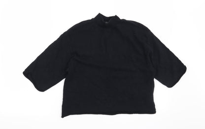 Bershka Womens Black   Pullover Sweatshirt Size XS