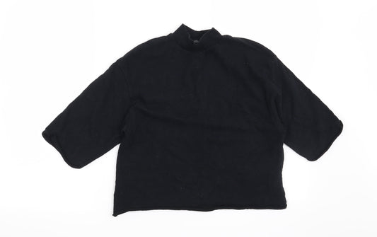 Bershka Womens Black   Pullover Sweatshirt Size XS