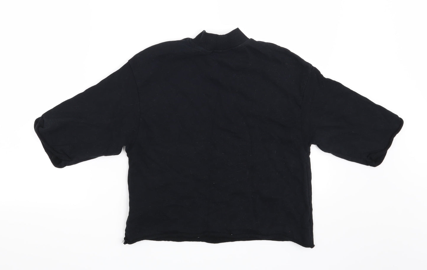 Bershka Womens Black   Pullover Sweatshirt Size XS